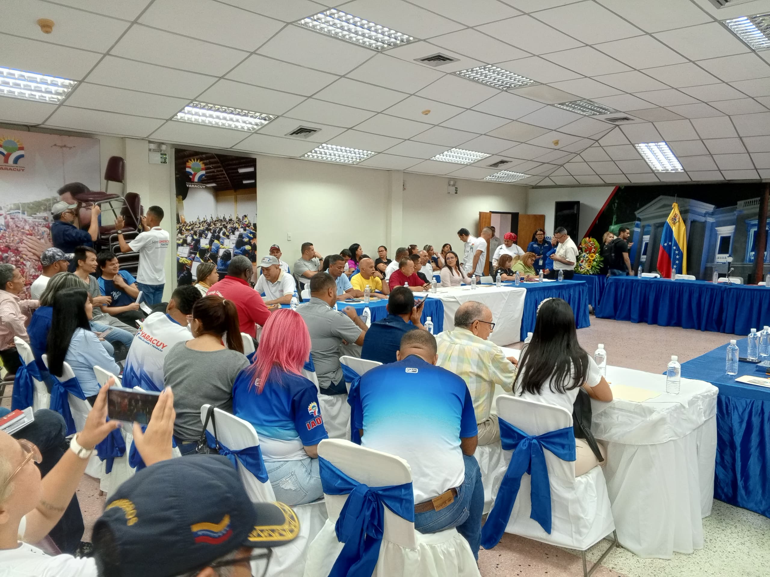 | Consejos productivos de trabajadores y trabajadoras de la Fundación CIEPE participan en mesa de trabajo 1era Transformación Económica en Yaracuy |