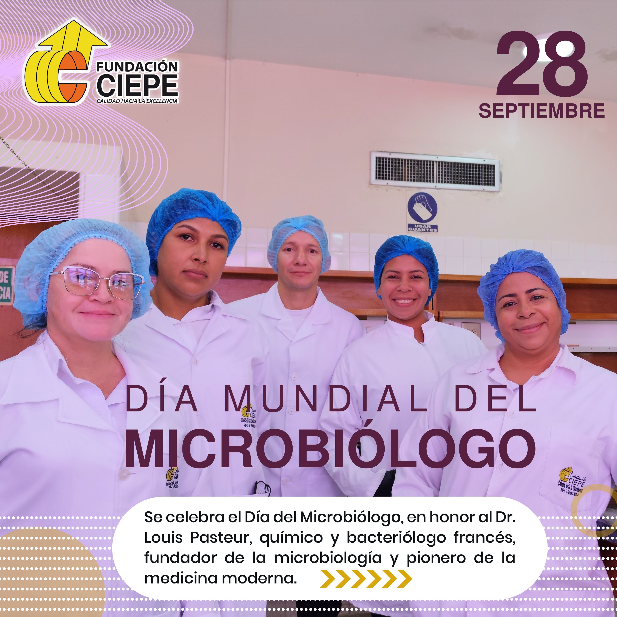 28 de septiembre: Dia Mundial del Microbiológo.